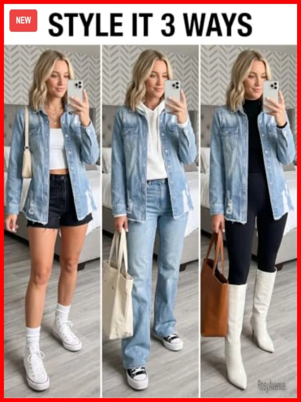 Oversized Distressed Boyfriend Denim Jacket Lightweight Button Down